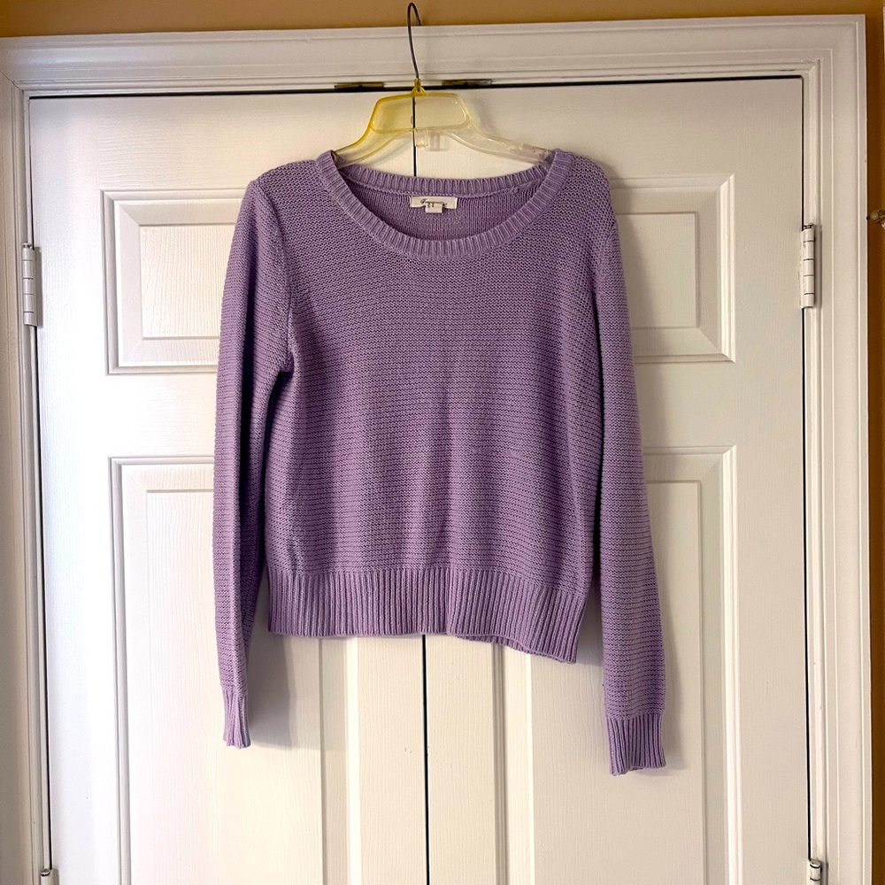 Purple Knit Sweater (M)